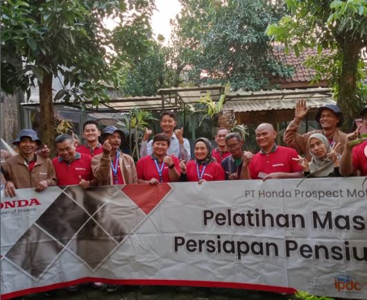 kunjungan masa persiapan pensiun pt honda ke budidaya ikan bandung tunas mina lestari