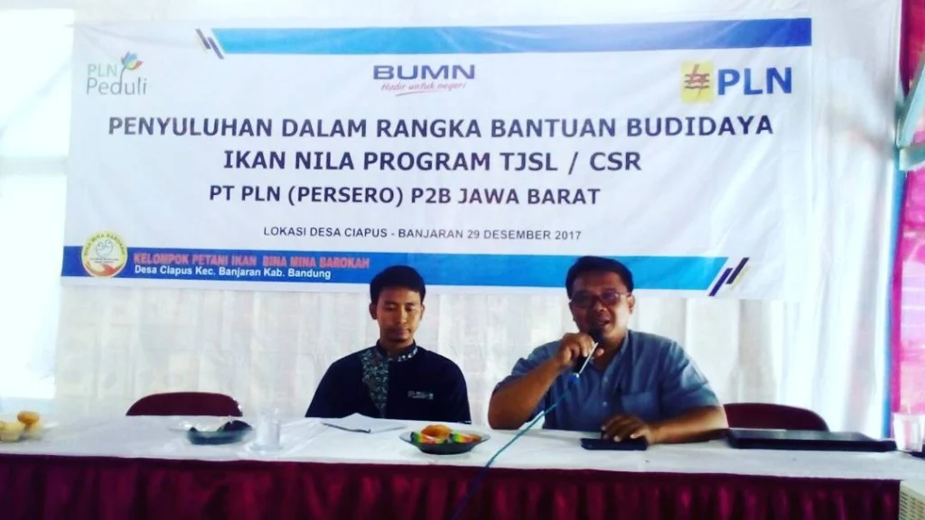 narasumber budidaya ikan csr pln bandung